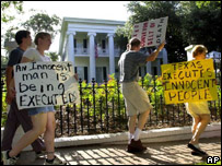 Protesto contra a pena de morte no Texas