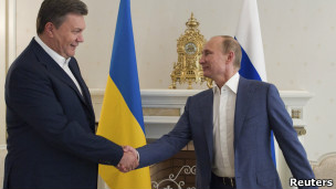 Віктор Янукович і Володимир Путін