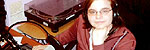 Andrea Manning poses in a radio studio