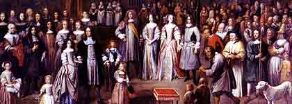 Distributing the Tichborne Dole, 1670