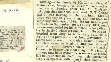 Newspaper clipping