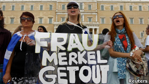 Протести проти Меркель