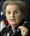 Albright: clearly annoyed