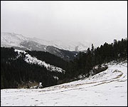 Snowy pass
