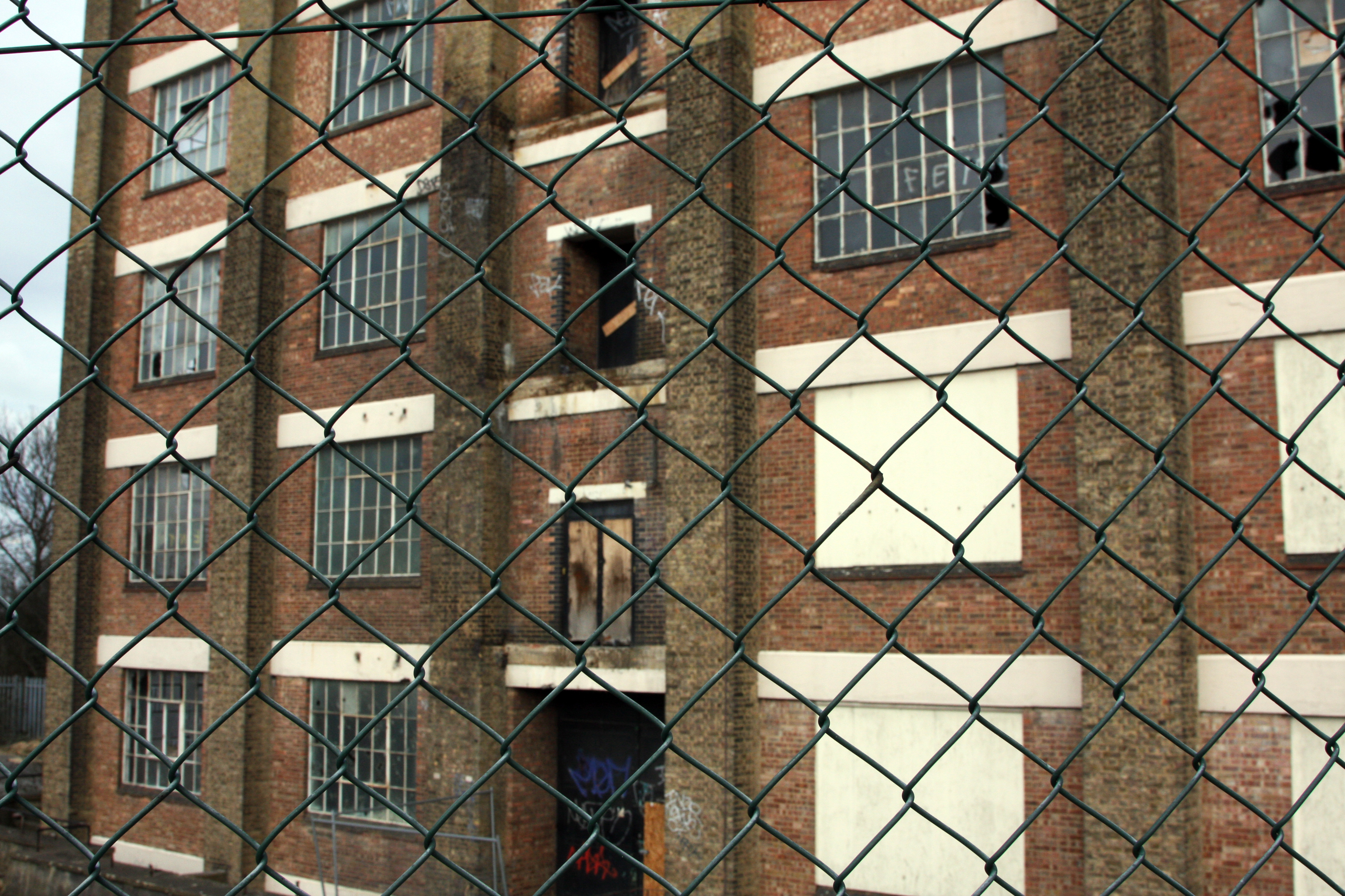 A derelict factory