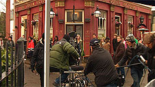 Filming in the Square