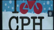 Cartaz de bicicleta em Copenhague