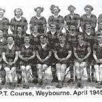 P.T. Course, Weybourne. April 1945 P.T. Course, Weybourne. April 1945
