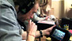 Writer/director Paul Howard Allen during filming of Big Font. Large Spacing.