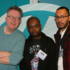 Tom with Daniel and Paul from The Mighty Jeddo