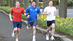 Caledonian Challenge team 'Cry me a Spartan' training in a Dundee park