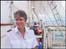 Captain Barbera on board the 'Tenacious'