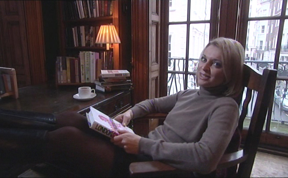 Nikki Bedi in library