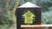 Pembrokeshire footpath sign en-route. 