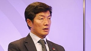 西藏流亡政府总理洛桑桑盖(资料照片)