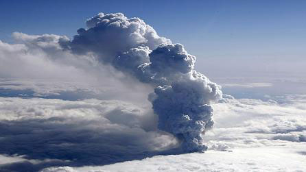 Eyjafjallajokull erupting