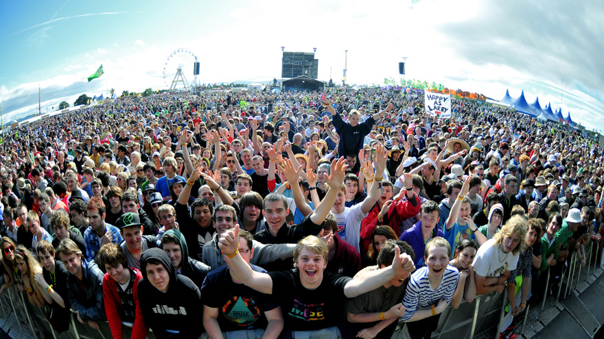 Friday crowd