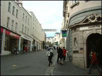 St Peter Port town