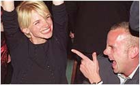 Zoe and Norm who met in Ibiza