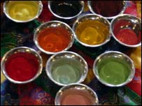 Coloured sand
