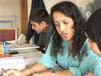 Teacher and pupil at ICSS