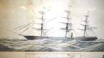 Llun o long debyg i'r Royal Charter