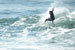 surfer on the crest of a wave