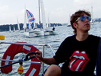 Ed Warren sailing