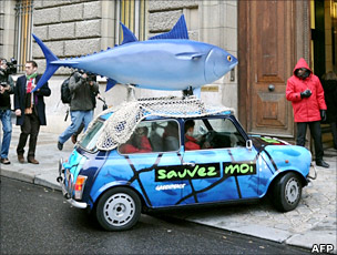Tuna protest