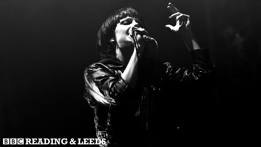 Crystal Castles draw a massive crowd reaction in the NME/Radio1 tent.