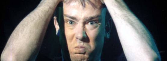 An angry man