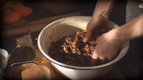 Mix the ingredients together