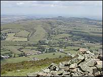 Corndon Hill summit