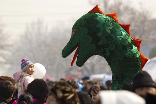Child and dragon