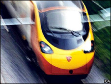 a pendolino train