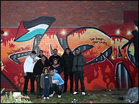 Free Gaza mural