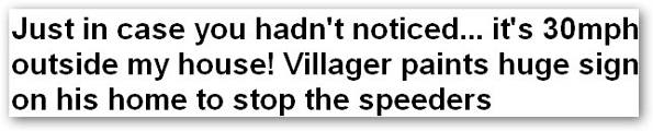 Daily Mail headline