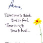 'Take all the time you need...'