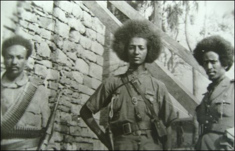 Jagama Kello, middle, left home at just 15 to fight Italian invaders