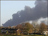 Smoke over Hemel Hempstead