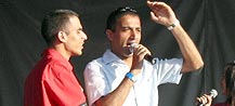Adil Ray and Metz