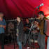 Playing backstage in The Yurt for the Radcliffe and Maconie show.