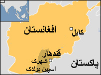 نقشه قندهار - افغانستان