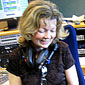 Bernadette and her guide dog
