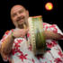 Gino Lupari plays bodhran for Four Men and a Dog