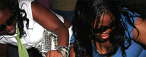 Girl ravers at the City Nightclub, Manhattan