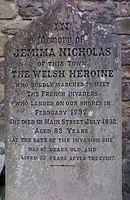 Bedd Jemima Nicholas Bedd Jemima Nicholas
