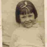 Eileen in her 'Siren Suit' left and inset aged about 4 Eileen in her 'Siren Suit' left and inset aged about 4
