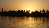 Sunset river...