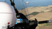 View from the microlight above East Lothian